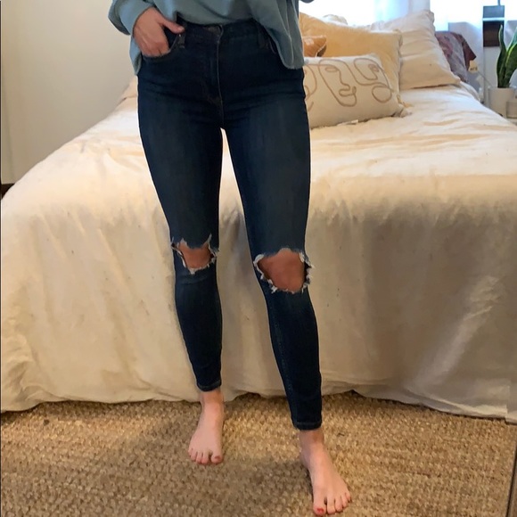 High rise free people skinny jeans - Picture 1 of 4